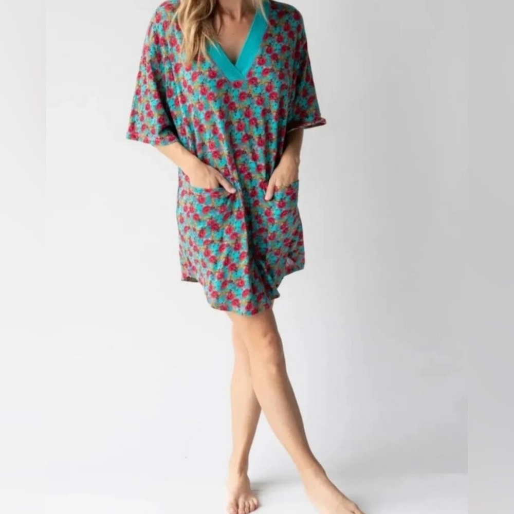 Natural‎ Life Cotton Floral Shirt Dress Small